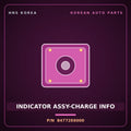 Genuine Mobis INDICATOR ASSY-CHARGE INFO 84772E6000 for Sonata 2016 HNS Parts Korea