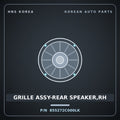 Genuine Mobis GRILLE ASSY-REAR SPEAKER,RH 855272C000LK for Tuscani 2006 HNS Parts Korea