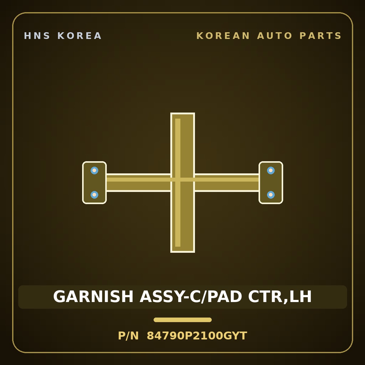 Genuine Mobis GARNISH ASSY-C/PAD CTR,LH 84790P2100GYT for Sorento 2020 HNS Parts Korea