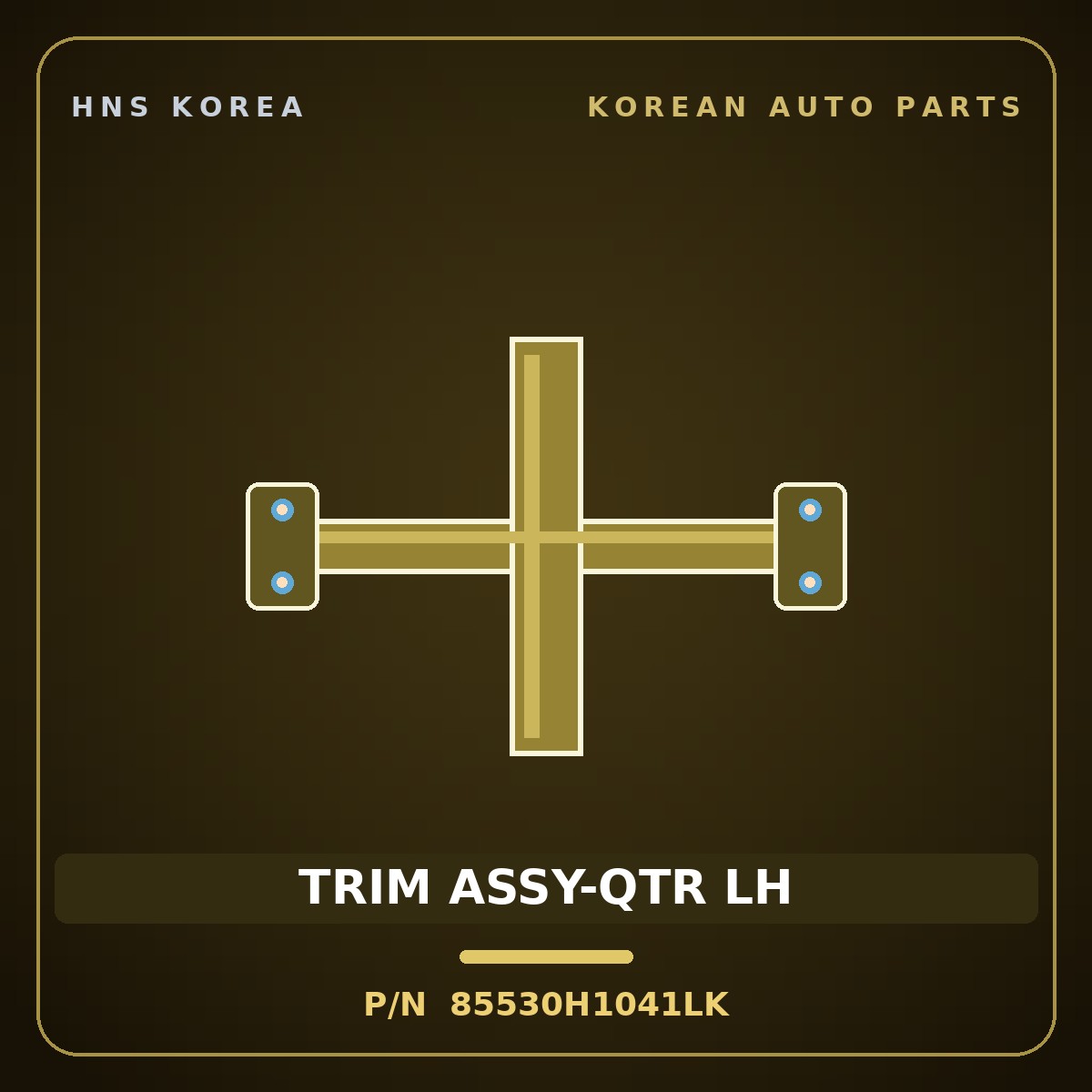Genuine Mobis TRIM ASSY-QTR LH 85530H1041LK for Terracan 2000 HNS Parts Korea