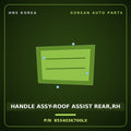 Genuine Mobis HANDLE ASSY-ROOF ASSIST REAR,RH 853403K700LX for Pride 2005 HNS Parts Korea