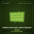Genuine Mobis HANDLE ASSY-ROOF ASSIST REAR,RH 853403K700QS for Sonata 2004 HNS Parts Korea