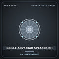 Genuine Mobis GRILLE ASSY-REAR SPEAKER,RH 8563039000ZQ for Grandeur 1999 HNS Parts Korea