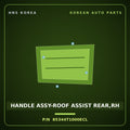 Genuine Mobis HANDLE ASSY-ROOF ASSIST REAR,RH 85344T1000ECL for G80 2023 HNS Parts Korea