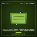 Genuine Mobis HEADLINING ASSY-FRONT(SUNROOF) 854104H000H9 for Grand Starex 2007 HNS Parts Korea