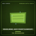 Genuine Mobis HEADLINING ASSY-FRONT(SUNROOF) 854104H010H9 for Grand Starex 2007 HNS Parts Korea