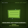 Genuine Mobis HEADLINING ASSY-FRONT(SUNROOF) 854104H020H9 for Grand Starex 2007 HNS Parts Korea