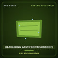 Genuine Mobis HEADLINING ASSY-FRONT(SUNROOF) 854104H030H9 for Grand Starex 2007 HNS Parts Korea