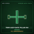 Genuine Mobis TRIM ASSY-GATE PILLAR RH 85865P6000MCG for Santa Fe 2024 HNS Parts Korea