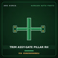 Genuine Mobis TRIM ASSY-GATE PILLAR RH 85865R0000BSU for Carnival 2024 HNS Parts Korea