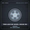 Genuine Mobis TRIM ASSY-RR WHEEL HOUSE RH 8589025000LT for Verna 2000 HNS Parts Korea