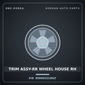 Genuine Mobis TRIM ASSY-RR WHEEL HOUSE RH 8589025100LT for Verna 2000 HNS Parts Korea