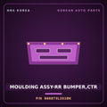 Genuine Mobis MOULDING ASSY-RR BUMPER,CTR 866873L201BK for Grandeur 2005 HNS Parts Korea