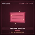 Genuine Mobis SPOILER ASSY-RR 87210AR000SSS for Genesis GV70 2021 HNS Parts Korea