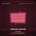 Genuine Mobis SPOILER ASSY-RR 87210AR000UYH for Genesis GV70 2021 HNS Parts Korea