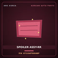 Genuine Mobis SPOILER ASSY-RR 87210AT500ABP for Niro 2025 HNS Parts Korea