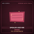 Genuine Mobis SPOILER ASSY-RR 87210AT500CGE for Niro 2025 HNS Parts Korea
