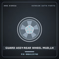 Genuine Mobis GUARD ASSY-REAR WHEEL MUD,LH 8684125700 for Verna 2000 HNS Parts Korea