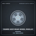 Genuine Mobis GUARD ASSY-REAR WHEEL MUD,LH 8684129600 for Elantra 1996 HNS Parts Korea