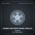 Genuine Mobis GUARD ASSY-REAR WHEEL MUD,LH 868412E000 for Tucson 2004 HNS Parts Korea