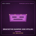 Genuine Mobis BRACKET-RR BUMPER SIDE MTG,RH 866143F500 for Opirus 2006 HNS Parts Korea