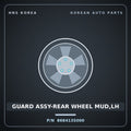 Genuine Mobis GUARD ASSY-REAR WHEEL MUD,LH 868413S000 for Sonata 2010 HNS Parts Korea