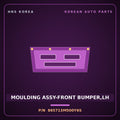 Genuine Mobis MOULDING ASSY-FRONT BUMPER,LH 865713M500Y6S for Genesis 2007 HNS Parts Korea