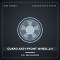 Genuine Mobis GUARD ASSY-FRONT WHEEL,LH 86811GO200 for IONIQ 2024 HNS Parts Korea