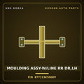 Genuine Mobis MOULDING ASSY-W/LINE RR DR,LH 877213K500DY for Sonata 2008 HNS Parts Korea