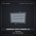 Genuine Mobis GARNISH ASSY-FENDER LH 877713V000 for Grandeur 2011 HNS Parts Korea
