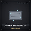 Genuine Mobis GARNISH ASSY-FENDER LH 877713V100 for Grandeur 2011 HNS Parts Korea