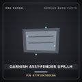 Genuine Mobis GARNISH ASSY-FENDER UPR,LH 877F1DC500CBA for GV90 2026 HNS Parts Korea