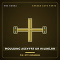 Genuine Mobis MOULDING ASSY-FRT DR W/LINE,RH 877121D0009H for Carens 2006 HNS Parts Korea