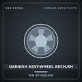 Genuine Mobis GARNISH ASSY-WHEEL ARCH,RH 87742Z1010 for ST1 2023 HNS Parts Korea