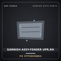 Genuine Mobis GARNISH ASSY-FENDER UPR,RH 877F2DC000BCA for GV90 2026 HNS Parts Korea