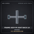 Genuine Mobis FRAME ASSY-FR SEAT BACK LH 88310G9951VNB for G70 2023 HNS Parts Korea
