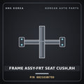 Genuine Mobis FRAME ASSY-FRT SEAT CUSH,RH 882103B750 for Equus 2001 HNS Parts Korea
