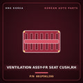 Genuine Mobis VENTILATION ASSY-FR SEAT CUSH,RH 881P5KL200 for Ioniq 6 2023 HNS Parts Korea