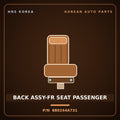 Genuine Mobis BACK ASSY-FR SEAT PASSENGER 880244A731 for Grand Starex 2002 HNS Parts Korea
