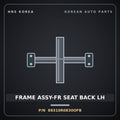 Genuine Mobis FRAME ASSY-FR SEAT BACK LH 88310R0830OFB for Carnival 2024 HNS Parts Korea