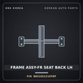 Genuine Mobis FRAME ASSY-FR SEAT BACK LH 88310S1210YRF for Santa Fe 2020 HNS Parts Korea