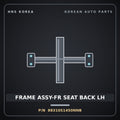 Genuine Mobis FRAME ASSY-FR SEAT BACK LH 88310S1450NNB for Santa Fe 2020 HNS Parts Korea