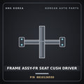 Genuine Mobis FRAME ASSY-FR SEAT CUSH DRIVER 8810126550 for Santa Fe 2000 HNS Parts Korea