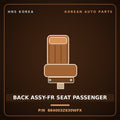 Genuine Mobis BACK ASSY-FR SEAT PASSENGER 884003Z630WFX for i40 2012 HNS Parts Korea