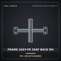 Genuine Mobis FRAME ASSY-FR SEAT BACK RH 88410T4280BRZ for G90 2022 HNS Parts Korea