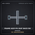 Genuine Mobis FRAME ASSY-FR SEAT BACK RH 88410T6370RGR for Genesis GV80 2020 HNS Parts Korea
