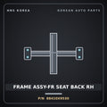 Genuine Mobis FRAME ASSY-FR SEAT BACK RH 88410X9530 for EV5 2025 HNS Parts Korea