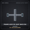 Genuine Mobis FRAME ASSY-FR SEAT BACK RH 88410XH020NNB for Nexo 2025 HNS Parts Korea