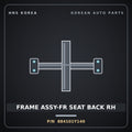 Genuine Mobis FRAME ASSY-FR SEAT BACK RH 884101Y140 for Morning 2011 HNS Parts Korea