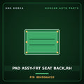 Genuine Mobis PAD ASSY-FRT SEAT BACK,RH 88450AA010 for Avante 2020 HNS Parts Korea